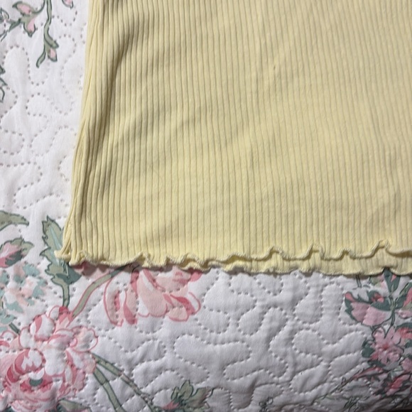 Thereabouts Yellow Ribbed Top - Picture 3 of 4